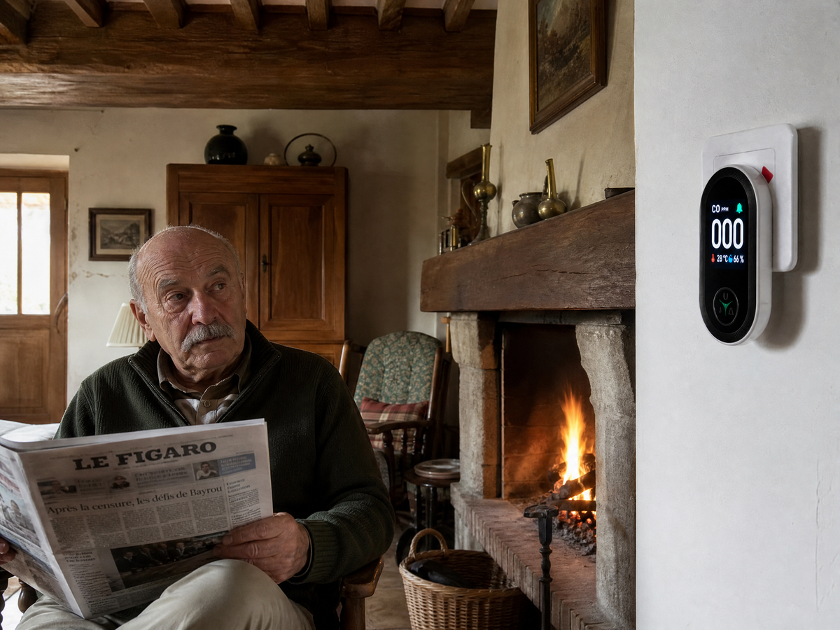 Détecteur de monoxyde de carbone à écran Vigie